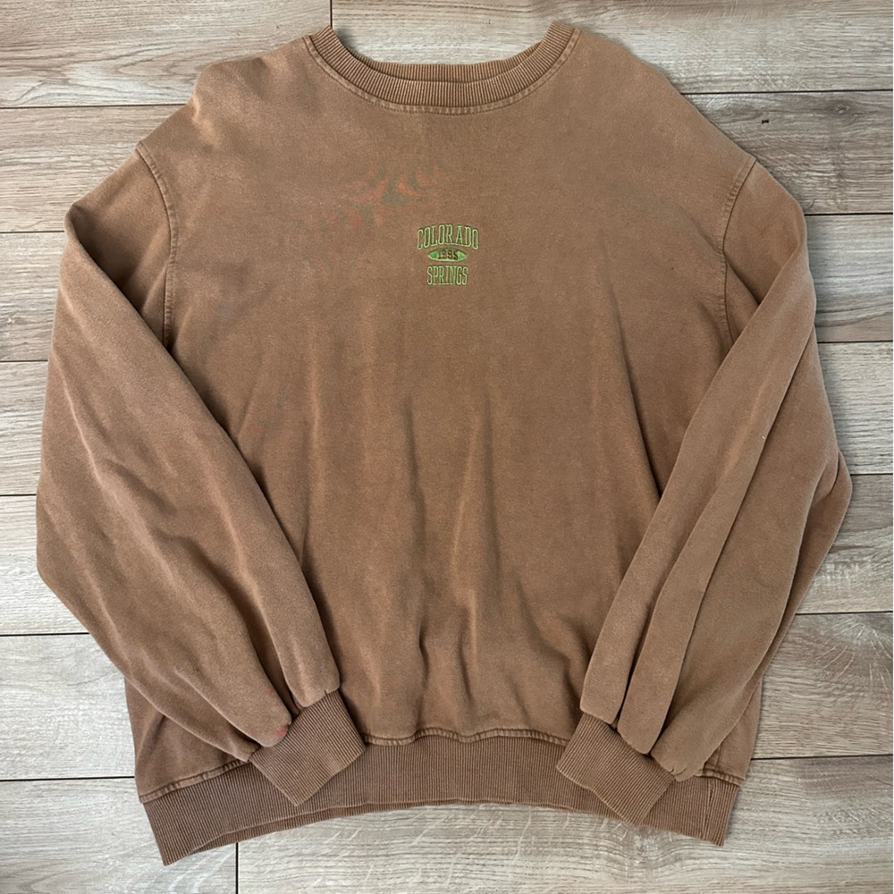 Brown Crewneck Sweatshirt
